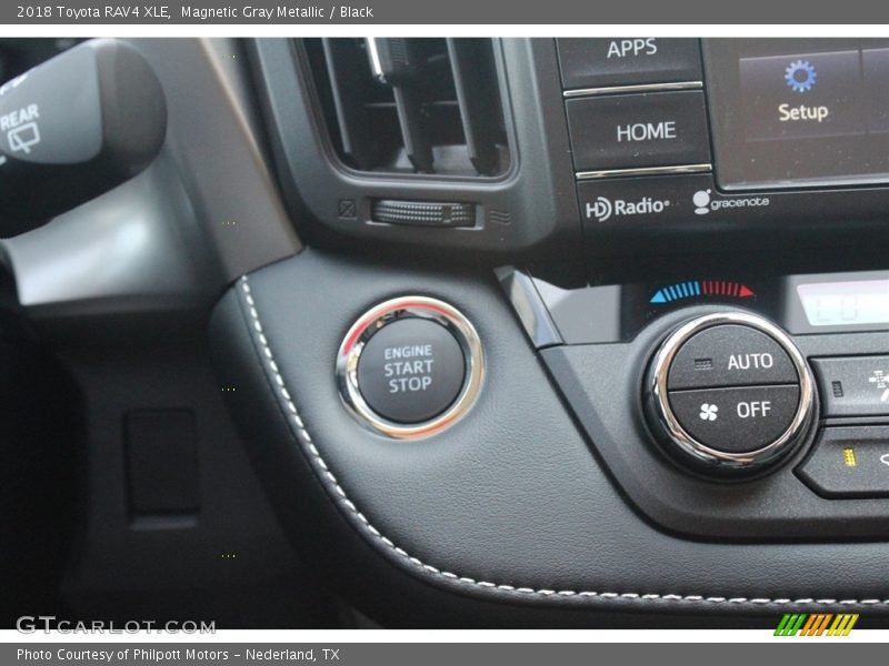 Magnetic Gray Metallic / Black 2018 Toyota RAV4 XLE