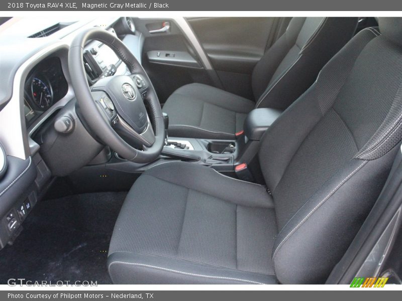 Magnetic Gray Metallic / Black 2018 Toyota RAV4 XLE