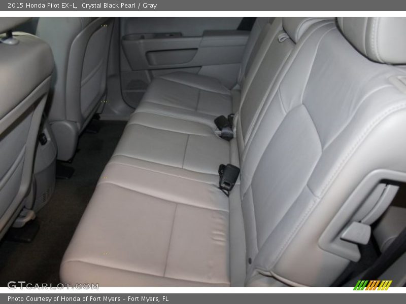 Crystal Black Pearl / Gray 2015 Honda Pilot EX-L