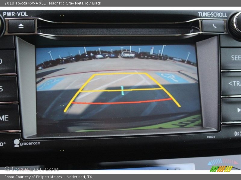 Magnetic Gray Metallic / Black 2018 Toyota RAV4 XLE