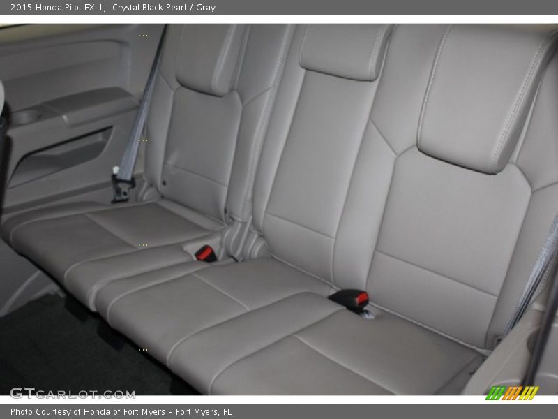 Crystal Black Pearl / Gray 2015 Honda Pilot EX-L