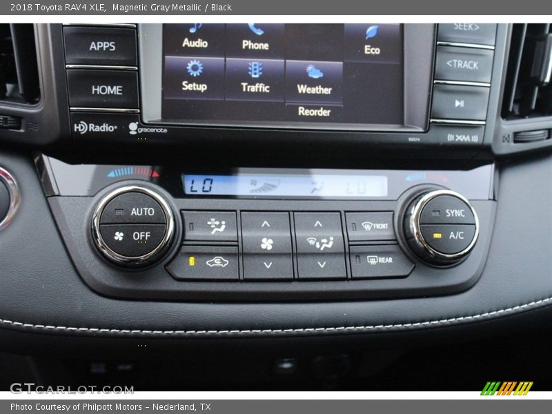 Magnetic Gray Metallic / Black 2018 Toyota RAV4 XLE