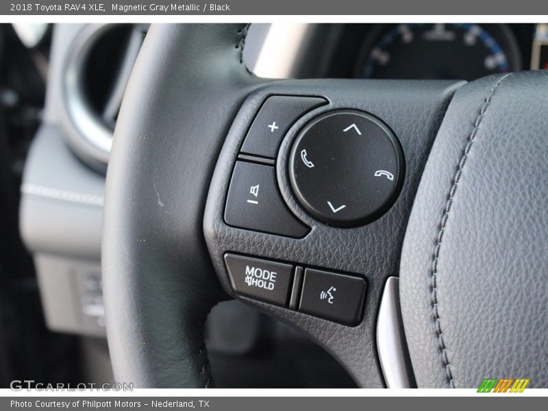 Magnetic Gray Metallic / Black 2018 Toyota RAV4 XLE