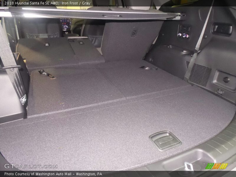 Iron Frost / Gray 2018 Hyundai Santa Fe SE AWD