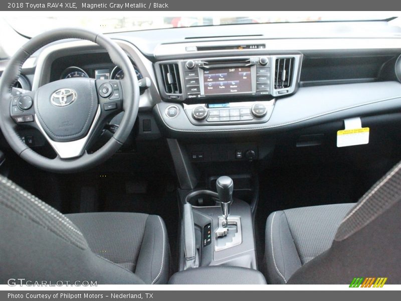 Magnetic Gray Metallic / Black 2018 Toyota RAV4 XLE
