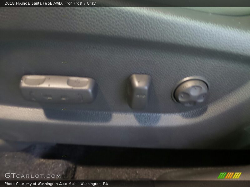 Iron Frost / Gray 2018 Hyundai Santa Fe SE AWD