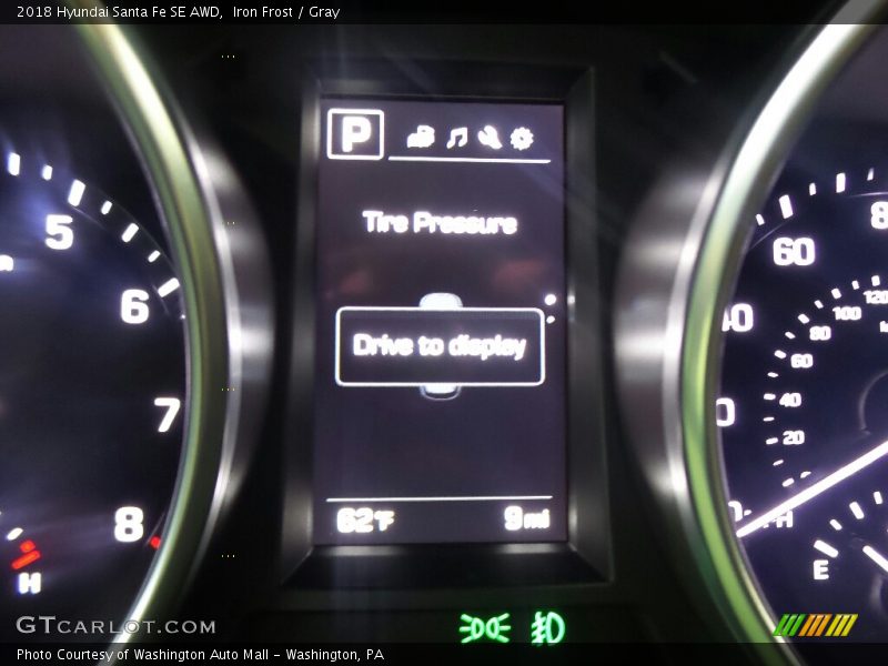 Iron Frost / Gray 2018 Hyundai Santa Fe SE AWD