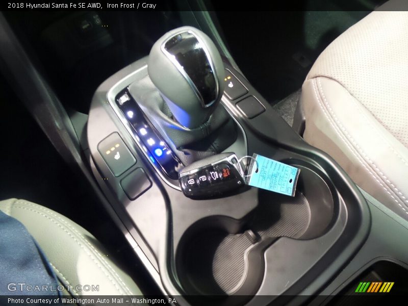 Iron Frost / Gray 2018 Hyundai Santa Fe SE AWD