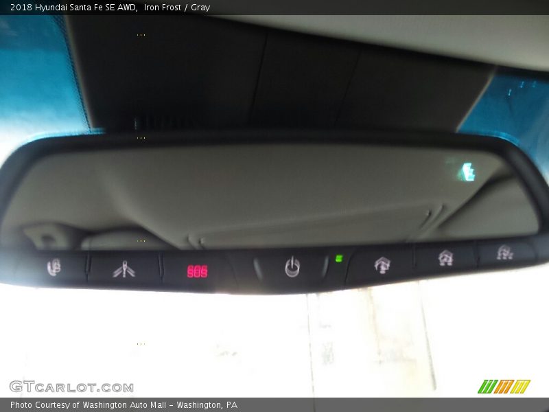 Iron Frost / Gray 2018 Hyundai Santa Fe SE AWD