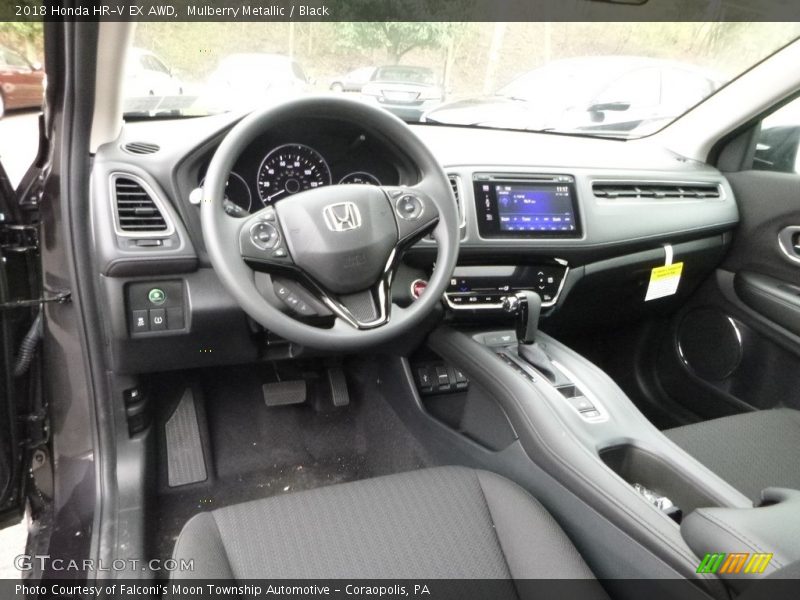  2018 HR-V EX AWD Black Interior