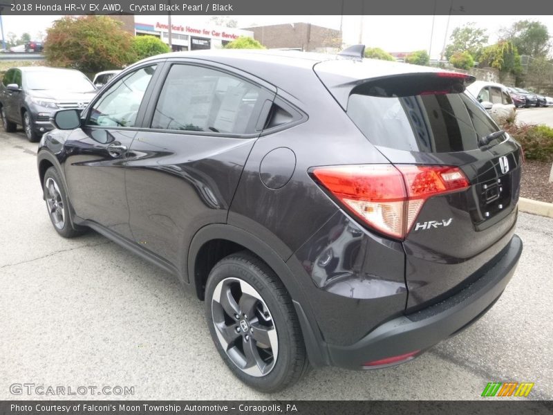 Crystal Black Pearl / Black 2018 Honda HR-V EX AWD