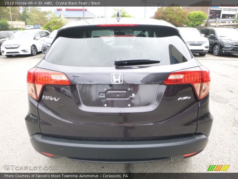 Crystal Black Pearl / Black 2018 Honda HR-V EX AWD