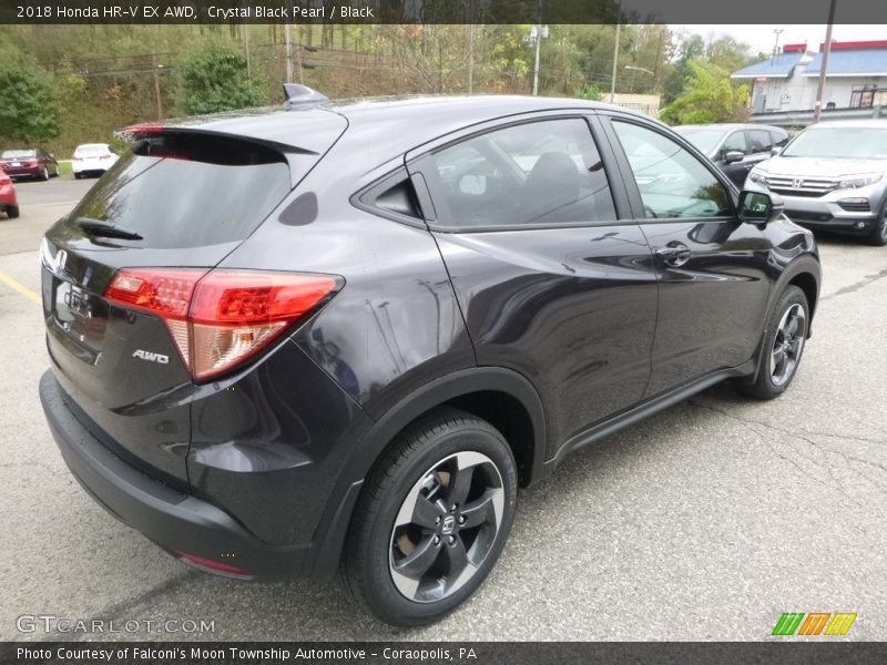 Crystal Black Pearl / Black 2018 Honda HR-V EX AWD