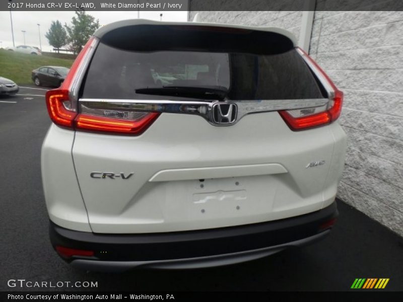 White Diamond Pearl / Ivory 2017 Honda CR-V EX-L AWD