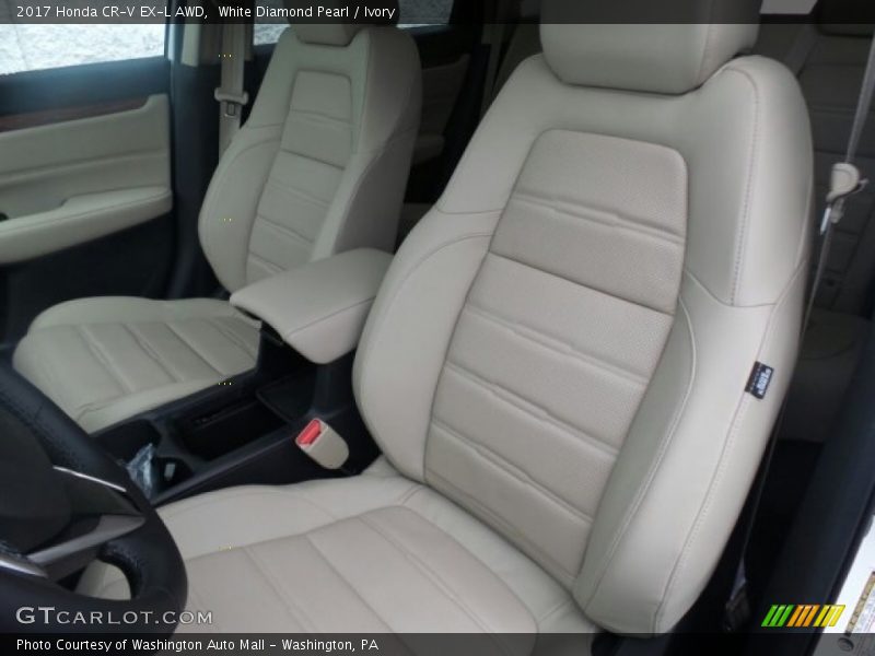 White Diamond Pearl / Ivory 2017 Honda CR-V EX-L AWD