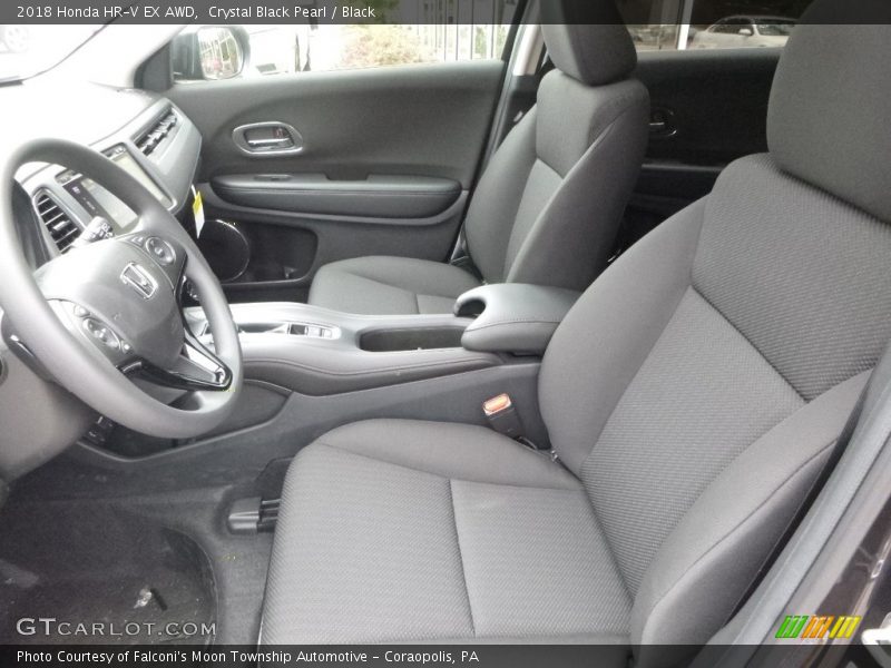 Crystal Black Pearl / Black 2018 Honda HR-V EX AWD