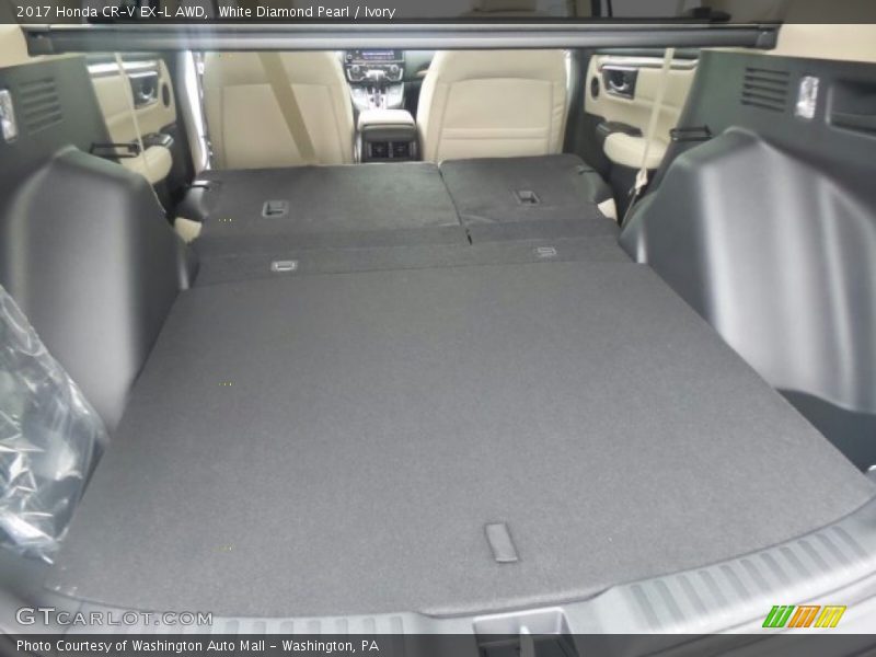 White Diamond Pearl / Ivory 2017 Honda CR-V EX-L AWD
