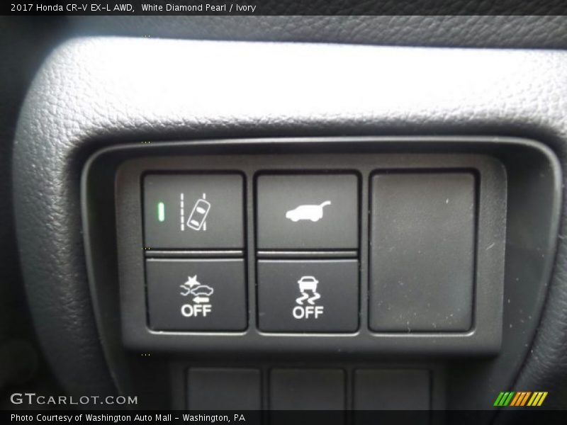 White Diamond Pearl / Ivory 2017 Honda CR-V EX-L AWD