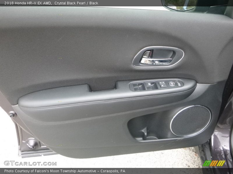 Crystal Black Pearl / Black 2018 Honda HR-V EX AWD