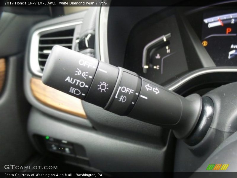 White Diamond Pearl / Ivory 2017 Honda CR-V EX-L AWD
