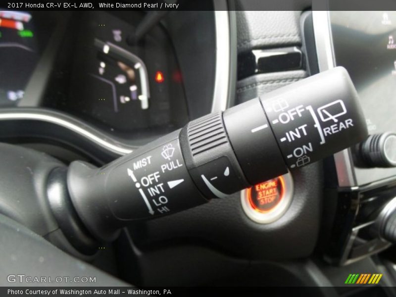White Diamond Pearl / Ivory 2017 Honda CR-V EX-L AWD