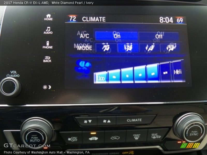 White Diamond Pearl / Ivory 2017 Honda CR-V EX-L AWD