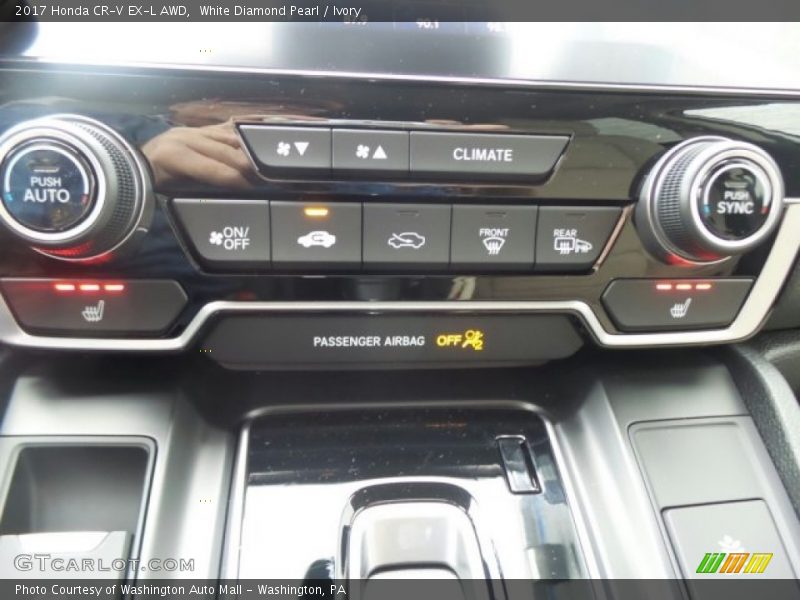 White Diamond Pearl / Ivory 2017 Honda CR-V EX-L AWD