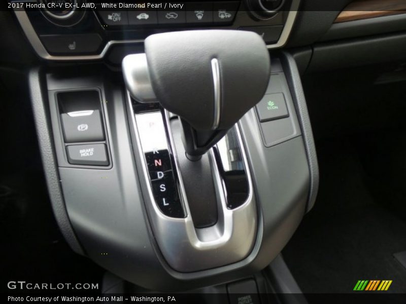 White Diamond Pearl / Ivory 2017 Honda CR-V EX-L AWD