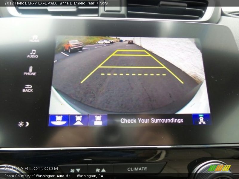 White Diamond Pearl / Ivory 2017 Honda CR-V EX-L AWD