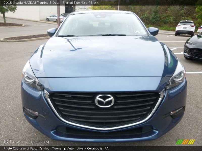 Eternal Blue Mica / Black 2018 Mazda MAZDA3 Touring 5 Door