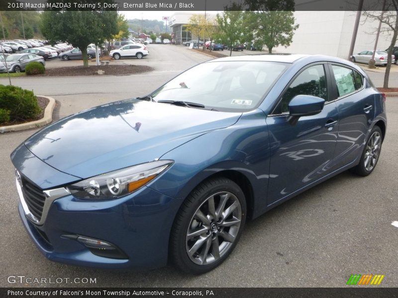 Eternal Blue Mica / Black 2018 Mazda MAZDA3 Touring 5 Door