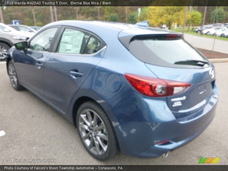 Eternal Blue Mica / Black 2018 Mazda MAZDA3 Touring 5 Door