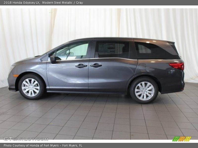 Modern Steel Metallic / Gray 2018 Honda Odyssey LX