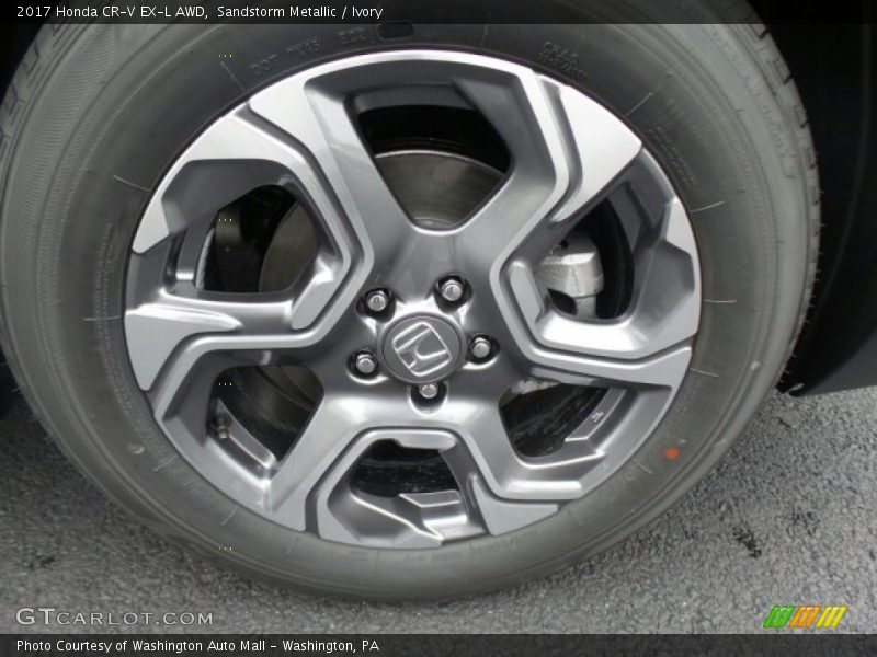 Sandstorm Metallic / Ivory 2017 Honda CR-V EX-L AWD
