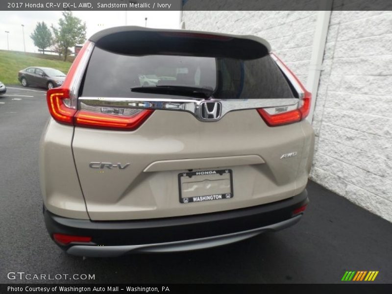 Sandstorm Metallic / Ivory 2017 Honda CR-V EX-L AWD