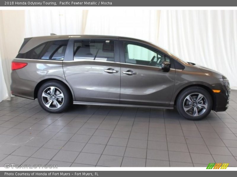 Pacific Pewter Metallic / Mocha 2018 Honda Odyssey Touring