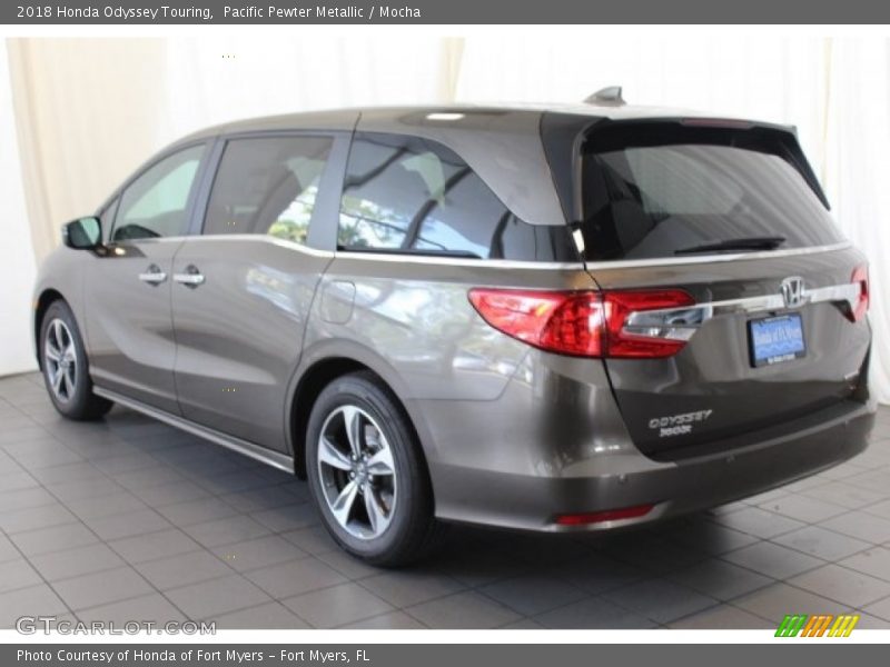 Pacific Pewter Metallic / Mocha 2018 Honda Odyssey Touring