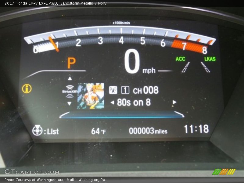 Sandstorm Metallic / Ivory 2017 Honda CR-V EX-L AWD
