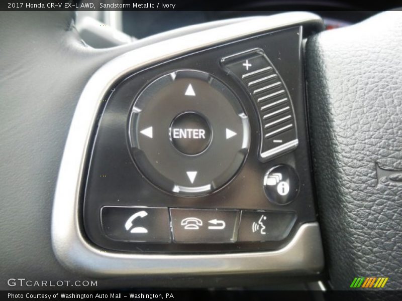Sandstorm Metallic / Ivory 2017 Honda CR-V EX-L AWD