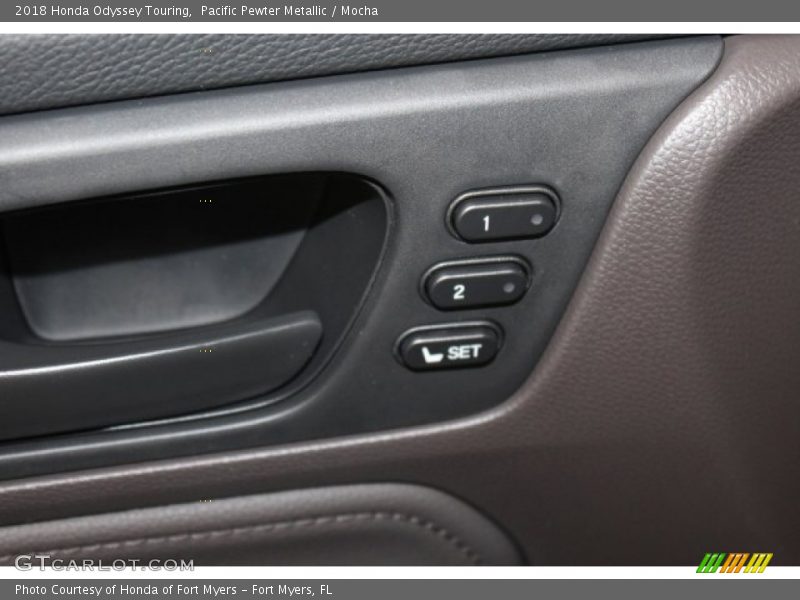 Pacific Pewter Metallic / Mocha 2018 Honda Odyssey Touring
