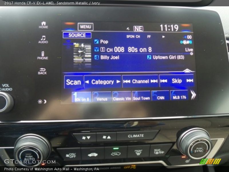 Sandstorm Metallic / Ivory 2017 Honda CR-V EX-L AWD