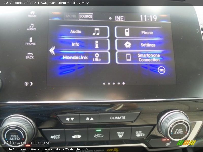 Sandstorm Metallic / Ivory 2017 Honda CR-V EX-L AWD