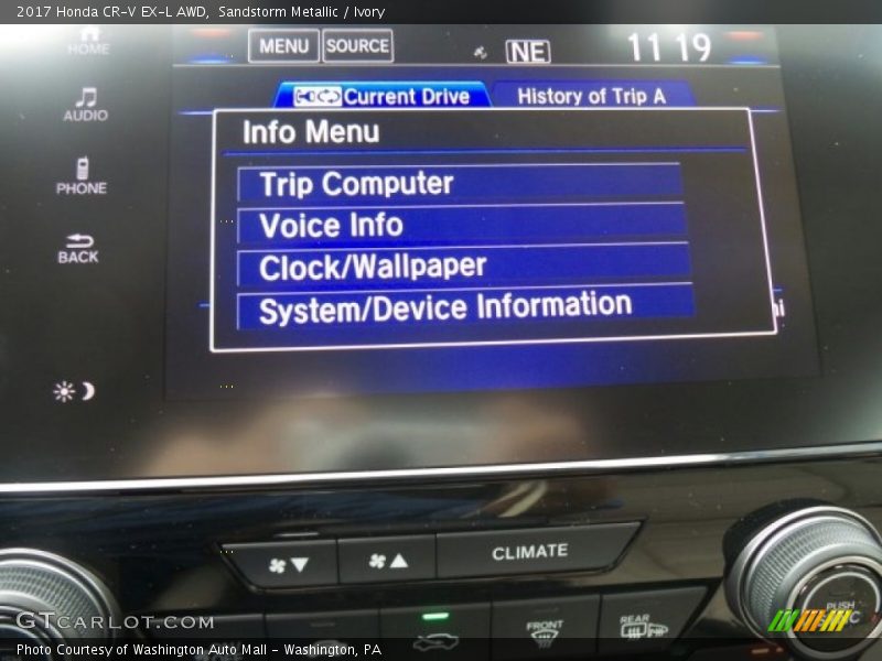 Sandstorm Metallic / Ivory 2017 Honda CR-V EX-L AWD