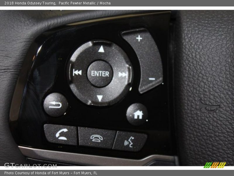 Pacific Pewter Metallic / Mocha 2018 Honda Odyssey Touring
