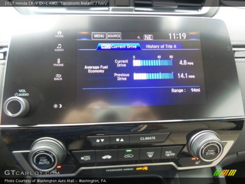 Sandstorm Metallic / Ivory 2017 Honda CR-V EX-L AWD