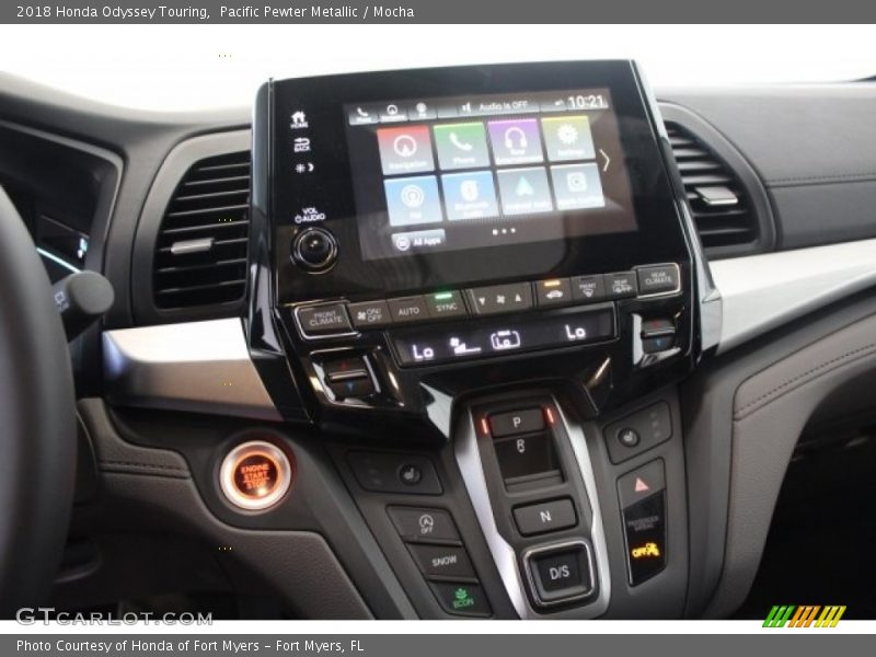 Pacific Pewter Metallic / Mocha 2018 Honda Odyssey Touring