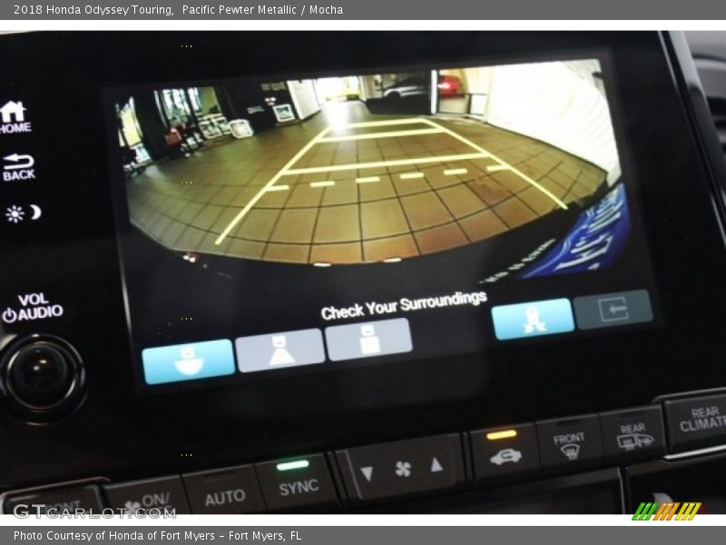 Pacific Pewter Metallic / Mocha 2018 Honda Odyssey Touring