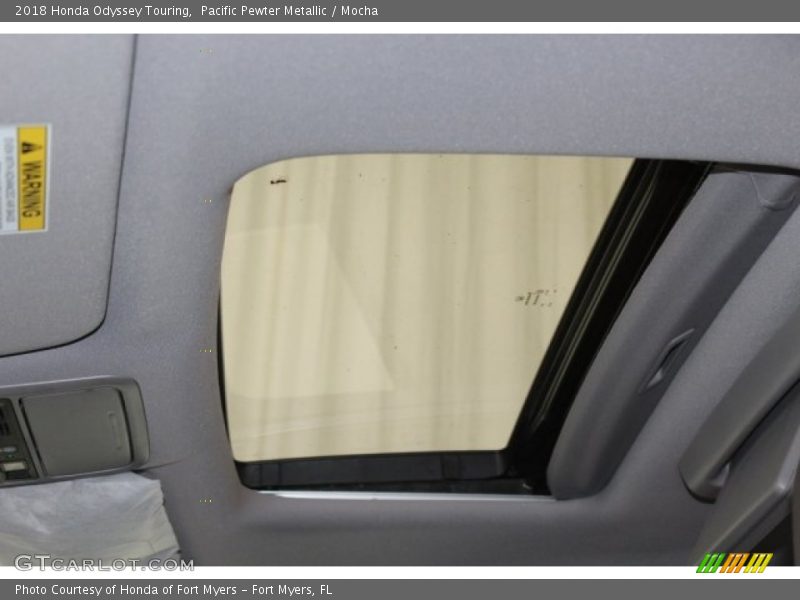 Pacific Pewter Metallic / Mocha 2018 Honda Odyssey Touring