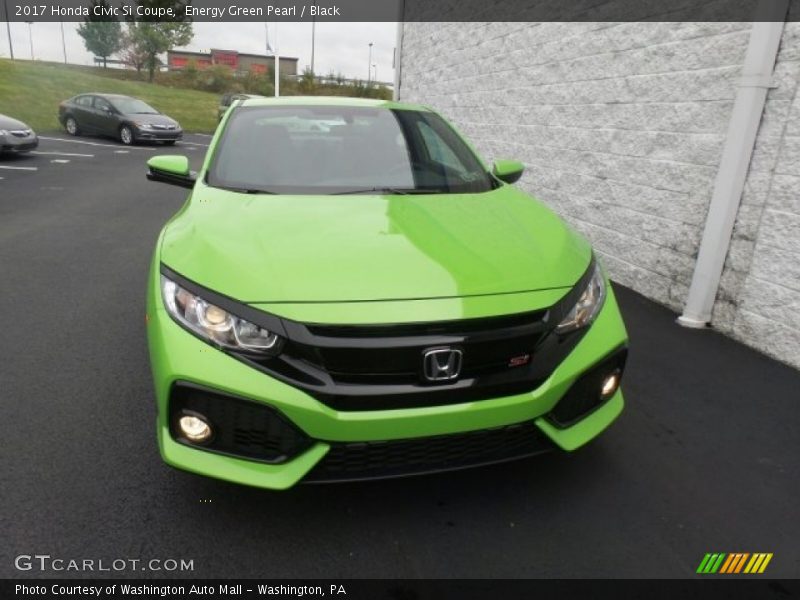 Energy Green Pearl / Black 2017 Honda Civic Si Coupe