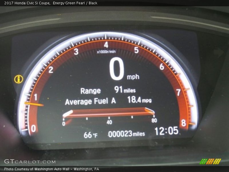 Energy Green Pearl / Black 2017 Honda Civic Si Coupe